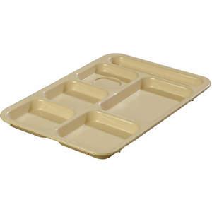 CARLISLE FOODSERVICE PRODUCTS P614R25 Compartment Tray Right Hand Tan - Pack Of 24 | AA6KWL 14D311