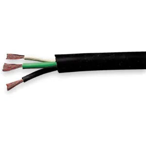 CAROL 02769 Service Cord SOOW Black 18/3 25 feet | AF6YHZ 20PX83