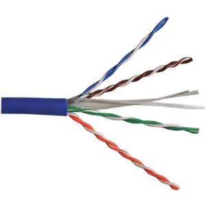 CAROL CP6.30.07 Cable, Category 6, 23 AWG, 100, Blue | AF9ZZA 30YJ32