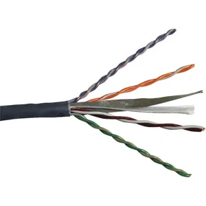 CAROL CP6.30.10 Cable Cat 6 23 AWG 100 feet Gray | AF9ZZB 30YJ33