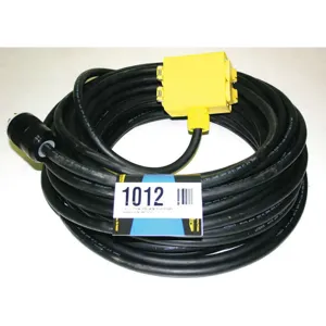 CEP 1012 Extension Cord 100ft 12/4 20a Sow Black | AA6QRG 14N235