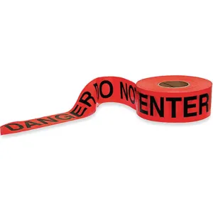 CH HANSON 16005-US Barricade Tape, Red/Black 1000 Feet Length, 3 Inch Size | AF2KWV 6UTC0