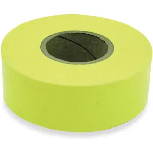 CH HANSON 17024 Standard Flagging Tape, Yellow, 300 Feet Length, 1-3/16 Inch Size | AA9NMD 1EC22