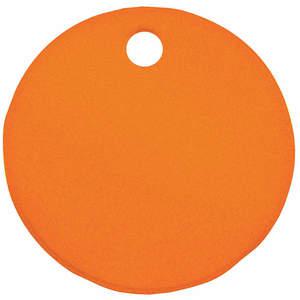 CH HANSON 43014 Blanko-Tag, rund, orange, 2 Zoll Durchmesser, 5 Stück | AF6XCZ 20LR67