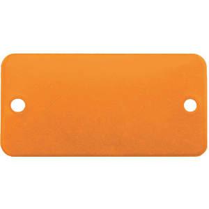 CH HANSON 43039 Blanko-Tag, rechteckig, orange, runde Ecke, 1 x 2 Zoll Größe, 5 Stück | AF6XEB 20LR92
