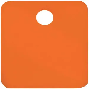 CH HANSON 43029 Blank Tag, Square, Orange, 1-1/4 Inch Size, 5 Pk | AF6XDQ 20LR82