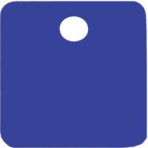 CH HANSON 43021 Blank Tag, Square, Blue, 1 Inch Size, 5 Pk | AF6XDG 20LR74