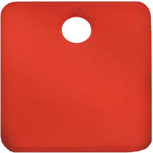 CH HANSON 43028 Blanko-Tag, quadratisch, rot, 1-1/4 Zoll Größe, 5 Stück | AF6XDP 20LR81