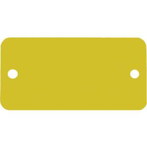 CH HANSON 43042 Blank Tag, Rectangle, Gold, Round Corner, 1-1/2 x 3 Inch Size, 5 Pk | AF6XEE 20LR95