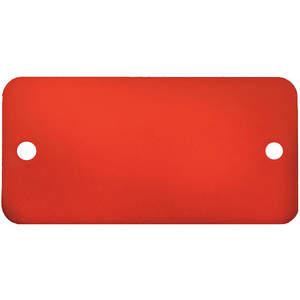 CH HANSON 43043 Blanko-Tag, rechteckig, rot, runde Ecke, 1-1/2 x 3 Zoll Größe, 5 Stück | AF6XEF 20LR96
