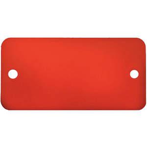 CH HANSON 43053 Blanko-Tag, rechteckig, rot, runde Ecke, 3/4 x 1-3/4 Zoll Größe, 5 Stück | AF6XER 20LT07