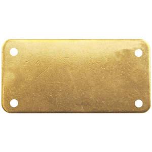 CH HANSON 43057 Blank Tag, Rectangle Brass, 5 Pk | AF6XEW 20LT11
