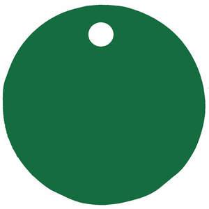 CH HANSON 43082 Blanko-Tag, rund, grün, 1 Zoll Durchmesser, 5 Stück | AF6WUR 20LT32