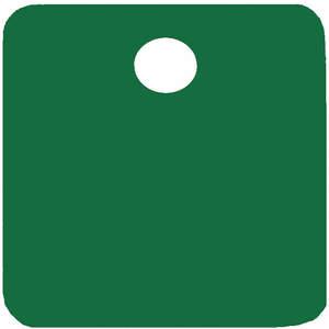 CH HANSON 43104 Blanko-Tag, quadratisch, grün, 1-1/2 Zoll Größe, 5 Stück | AF6XGC 20LT53