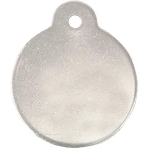 CH HANSON 43193 Blank Tag, Round, Steel, 10 Pk | AF6XHY 20LT95