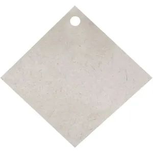 CH HANSON 43194 Blank Tag, Diamond, Steel, 10 Pk | AF6XHZ 20LT96