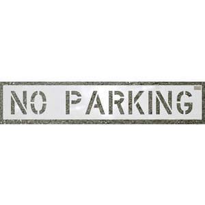 CH HANSON 70002 Stencil, No Parking, 12 x 9 Inch Character Size | AC6RUP 36A389