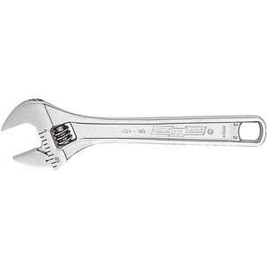 CHANNELLOCK 804 Adjustable Wrench 4-1/2 Inch Chrome Plain | AC6ADL 32H932