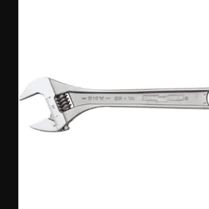 CHANNELLOCK 808W Adjustable Wrench 8 Inch Chrome Plain | AC9UYN 3KGX6