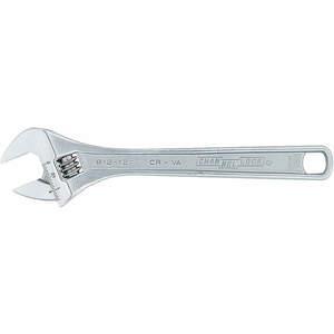 CHANNELLOCK 812W Adjustable Wrench 12 Inch Chrome Plain | AC6ADM 32H933