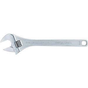 CHANNELLOCK 818 Adjustable Wrench 18 Inch Chrome Plain | AC6ADP 32H935