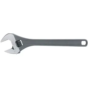 CHANNELLOCK 818N Adjustable Wrench 18 Inch Black Plain | AC6ADY 32H943