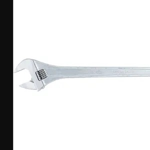 CHANNELLOCK 824 Adjustable Wrench 24 Inch Chrome Plain | AC6ADQ 32H936