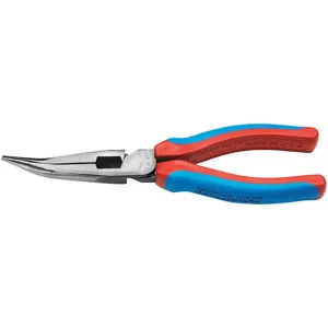 CHANNELLOCK E388CB Long Nose Plier 7-51/64 Inch Serrated | AH8GKG 38RW30