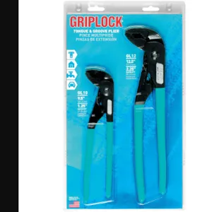 CHANNELLOCK GLS-1 Tongue and Groove Griplock Plier 2piece set | AC9UYQ 3KGX8