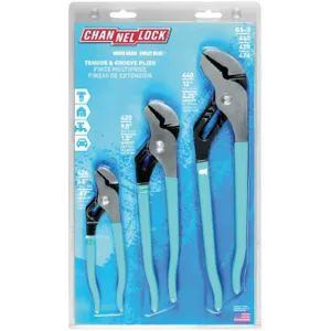 CHANNELLOCK GS-3 Plier Set 12 Inch 9 1/2 Inch 6 1/2 in | AC9UDM 3JZC9