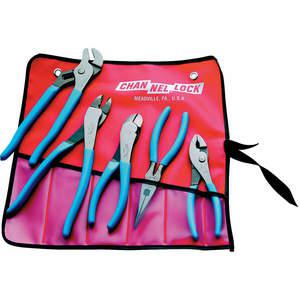 CHANNELLOCK TOOL ROLL 1 Tongue and Groove Plier Set 5Pcs with Roll | AD2VMX 3UWD3
