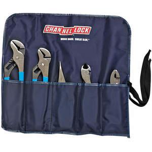 CHANNELLOCK TOOL ROLL 3 Tongue and Groove Plier Set 5Pcs with Roll | AD3LHB 3ZZV4