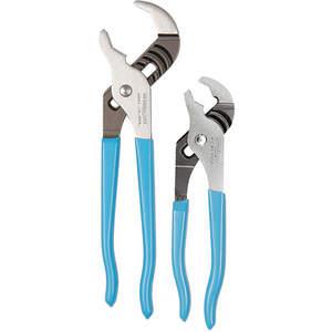 CHANNELLOCK VJ-2 Tongue And Groove Set V-Jaw Steel Blu 2 Pc | AA2KKW 10N543