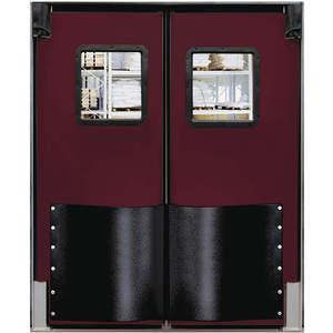 CHASE DOORS 6084RDBUR Swinging Door 7 x 5 Feet Burgundy | AC8BWF 39K250