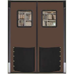 CHASE DOORS 96120RDXHDCBR Swinging Door 10 x 8 Feet Chocolate Brown | AC8BZV 39K333