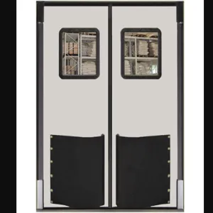 CHASE DOORS 96108RDXHDCGR Swinging Door 9 x 8 Feet Cloud Gray | AC8BWX 39K265