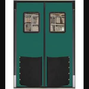 CHASE DOORS 9696RDXHDJAD Swinging Door 8 x 8 Feet Jade Polyethylene | AC8BXV 39K286