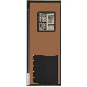 CHASE DOORS 3696RXHDMBR Swinging Door 8 x 3 Feet Medium Brown | AC8CAK 39K347