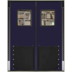 CHASE DOORS 7296RD25NAV Swinging Door 8 x 6 Feet Navy Blue | AC8CHJ 39K509