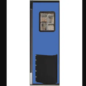 CHASE DOORS 3084RXHDRBL Swinging Door 7 x 2.5 Feet Royal Blue | AC8CAV 39K356