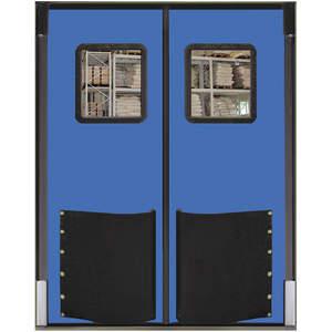 CHASE DOORS 7284RDXHDRBL Swinging Door 7 x 6 Feet Royal Blue | AC8CBA 39K361