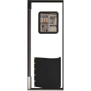 CHASE DOORS 3696R25WHI Swinging Door 8 x 3ft White Polyethylene | AC8CEW 39K450