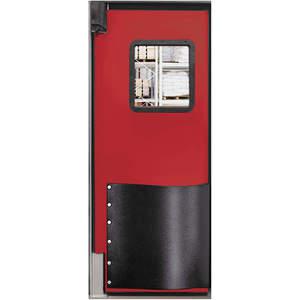 CHASE DOORS 3696RRED Swinging Door 8 x 3 Feet Red Polyethylene | AC8BTW 39K194