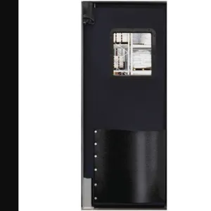 CHASE DOORS 3084RBLA Swinging Door 7 x 2.5 Feet Black | AC8BVH 39K229