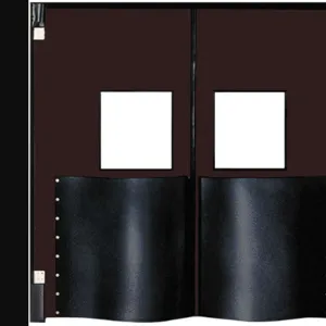 CHASE DOORS 7296XDBUR Swinging Door 8 x 6 Feet Burgundy | AA3ZYM 12A731