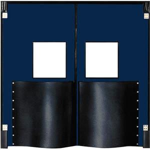 CHASE DOORS 9696XDNAV Swinging Door 8 x 8 Feet Navy Blue | AA3ZXQ 12A711