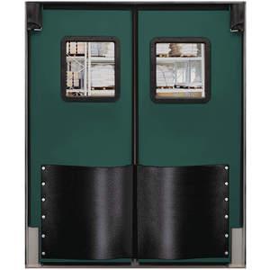 CHASE DOORS 6084RDFGR Swinging Door 7 x 5 Feet Forest Green | AC8BQN 39K141