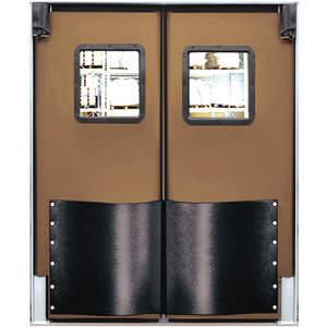 CHASE DOORS 6096RDMBR Swinging Door 8 x 5 Feet Medium Brown | AC8BUH 39K206