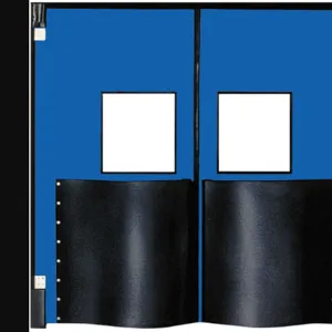 CHASE DOORS 96120XDRBL Swinging Door 10 x 8 Feet Royal Blue | AA3ZXK 12A706