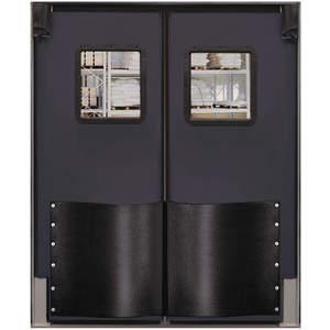 CHASE DOORS 8496RDMGR Swinging Door 8 x 7 Feet Metallic Gray | AC8BTG 39K181